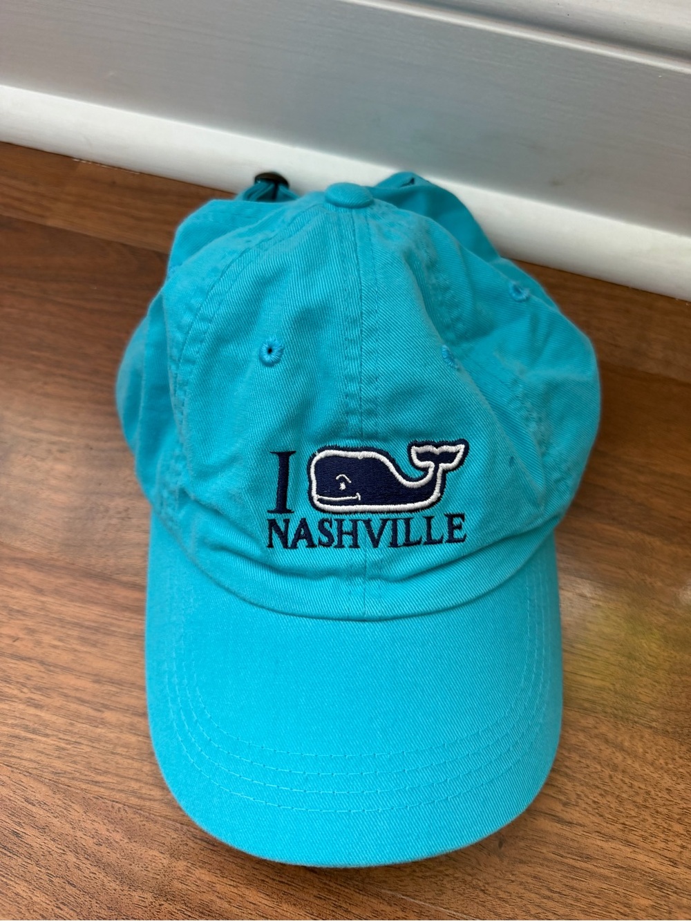 Vineyard Vines Kids Turquoise Whale Cap